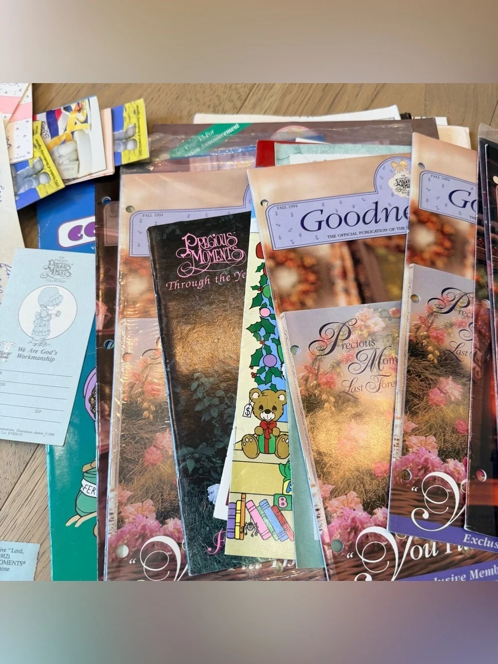 Vtg 80s Precious Moments Newsletters Lot Enesco Good News Club Papers Ephemra